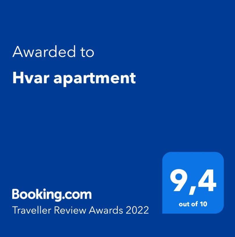 Hvar Apartment 4 ฮวาร์ ภายนอก รูปภาพ